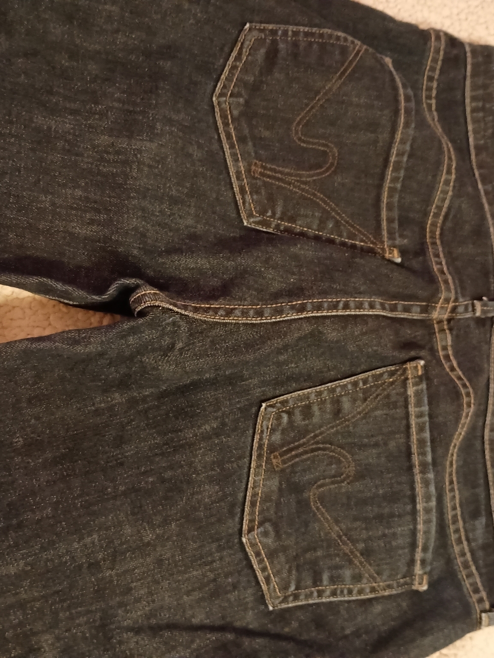 Women's Dark Blue Denim Jeans - Citizens Of Humanity